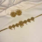Temple choker set with earrings