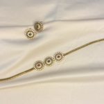 Simple Choker set with earrings