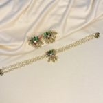 Jadau choker set with earrings