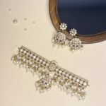 Kundan choker set with earrings