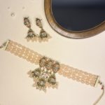 Peach Choker set