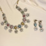 Multicolor necklace set
