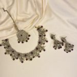 Darkred necklace set