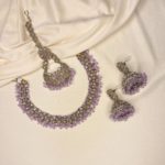 Lila simple necklace set