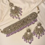 Lila Choker set