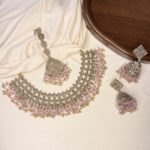 Rosa necklace set with earrings