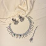 Multicolor necklace set with earrings
