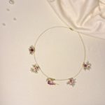 Invisible chain in rubypink