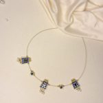 Invisible chain in blue