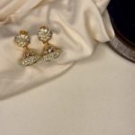 Impon earrings with pearls