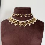 Double layer necklace set