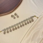 Elegant choker set with jhumka