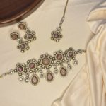Elegant choker set with jhumka