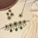 Elegant choker set with jhumka