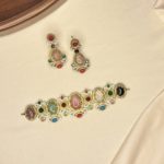 Elegant choker set with jhumka